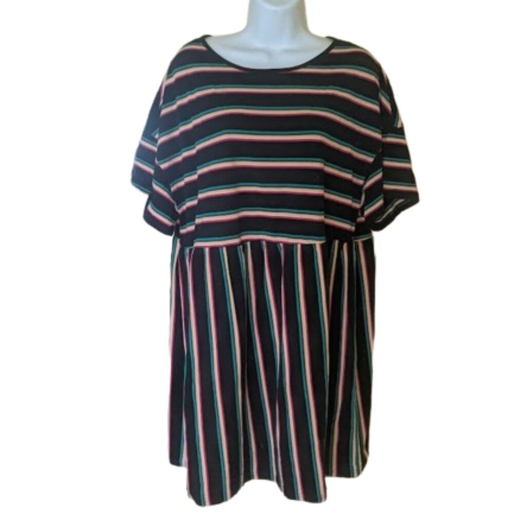 --  * Multi Color Striped Dress OXL
